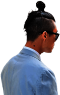 Man With Top Knot