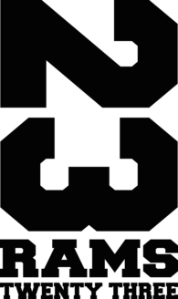 RAMS 23 black white