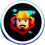 Esports & Gaming News, Minimalist App Icon - Circle Icon Bevel Border