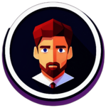 Trivia & Quiz, Minimalist App Icon - Circle Icon Bevel Border