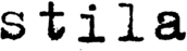 Stila logo black