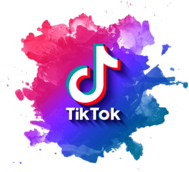 TikTok logo paint