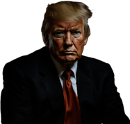 Donald Trump Close Up Portrait