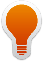 Bulb Icon Sticker