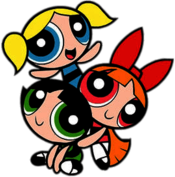 Powerpuff Girls Holding Each Other