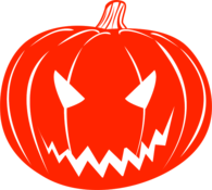 Scary Halloween Jack O'Lantern