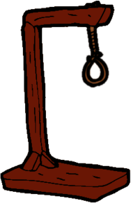 Gallows With Noose Illustration