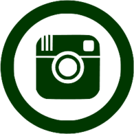 Instagram logo green and white
