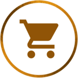 instagram icon gold shopping