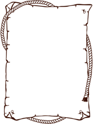 Frame with Rope Border