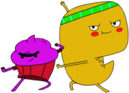 Cupcake & Dino Ninja Moves