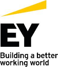 E&Y Ernst & Young black logo and slogan