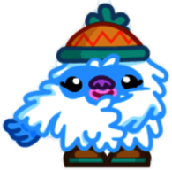 Leo the Abominable Snowling Hiding Hand In Fur