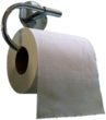Toilet Paper on Holder