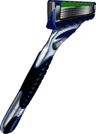 Gillette Razor Side View
