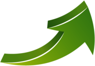 Arrow Curved Top Right