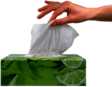 Facial Tissues Hand At Box