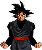 Black Goku Ready To Fight