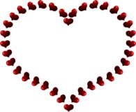 Heart Outline Little Hearts