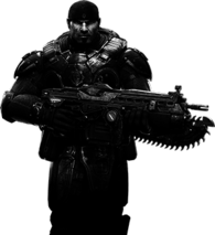 Gears Of War Bw Soldier