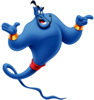 Genie Pointing A Finger