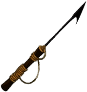 Harpoon With Attached Rope