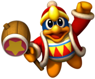 Kirby King Dedede Flying With Hammer