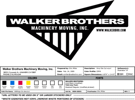 Walker Brothers Machinery Moving, Inc.