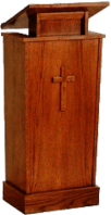 Pulpit With Cross