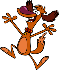 Nature Cat Character Hal Jumping