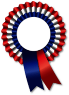 Tricolore Rosette