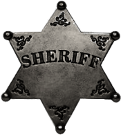 Metal Sheriff's Badge