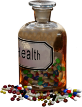 Pharmacy Flask Health Pills