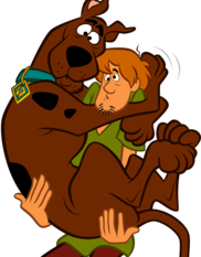 Scooby Doo In Shaggy's Arms