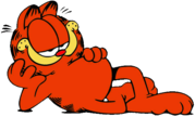Garfield Lying Down