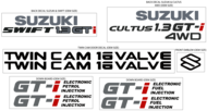 SUZUKI SWIFT GTI & CULTUS GTI 4WD KIT DECAL