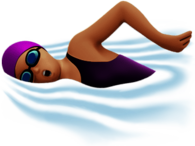 Apple Swimmer Emoji