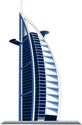 Burj Khalifa Hotel Clipart