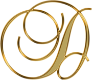 Capital Letter D Elegant