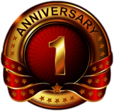 One Year Anniversary Badge