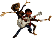 Miguel and Hector Playing Music