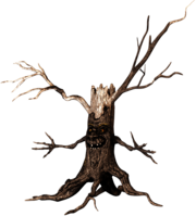 Tree With Scary Face and Arms