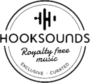 Hooksounds logo stamps