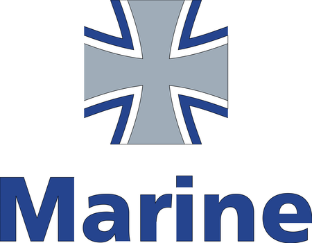 Bundeswehr Logo Marine With Lettering 