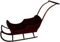 Vintage Push Sleigh