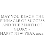 New Year 2024 Pinnacle of Success