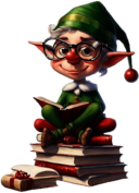 Bookworm Christmas Elf