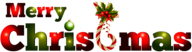 Merry Christmas Candy Text