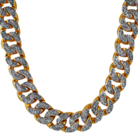 Thug Life Gold Chain Diamonds