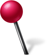 Pink Map Pin